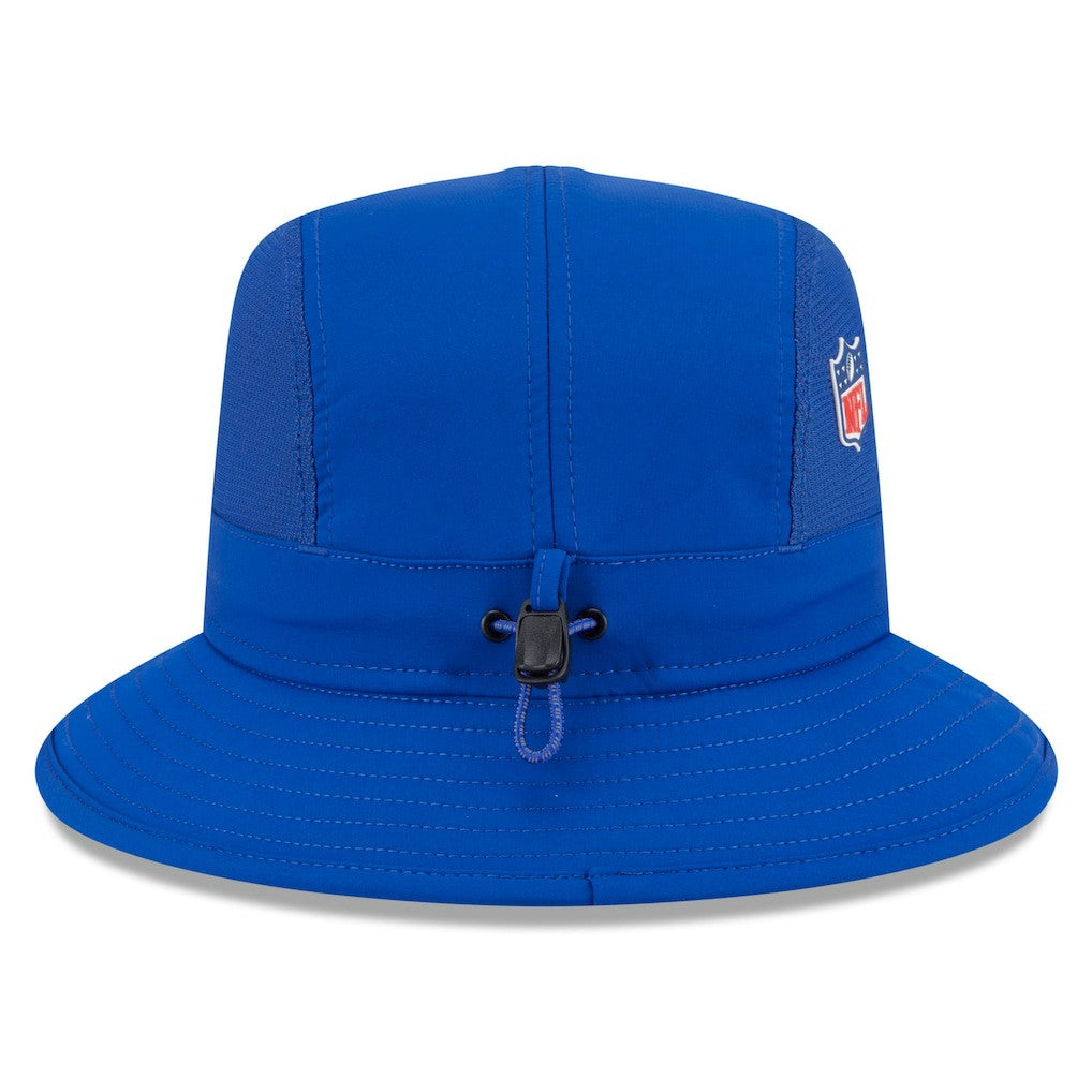 New York Giants New Era 2025 Sideline Bucket Hat Royal