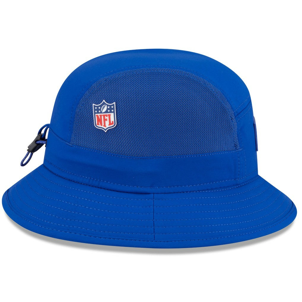 New York Giants New Era 2025 Sideline Bucket Hat Royal
