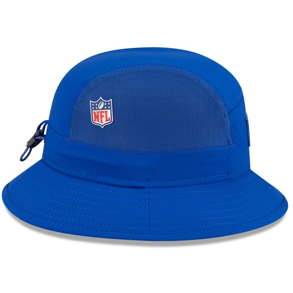 New York Giants New Era 2025 Sideline Bucket Hat Royal