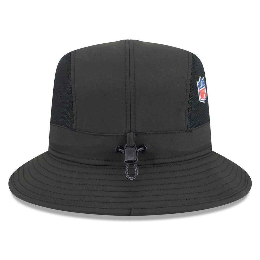 Pittsburgh Steelers New Era 2025 Sideline Bucket Hat Black