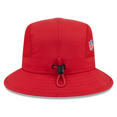 San Francisco 49ers New Era 2025 Sideline Bucket Hat Scarlet