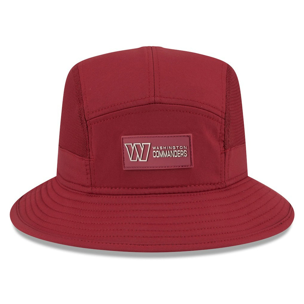 Washington Commanders New Era 2025 Sideline Bucket Hat Burgundy