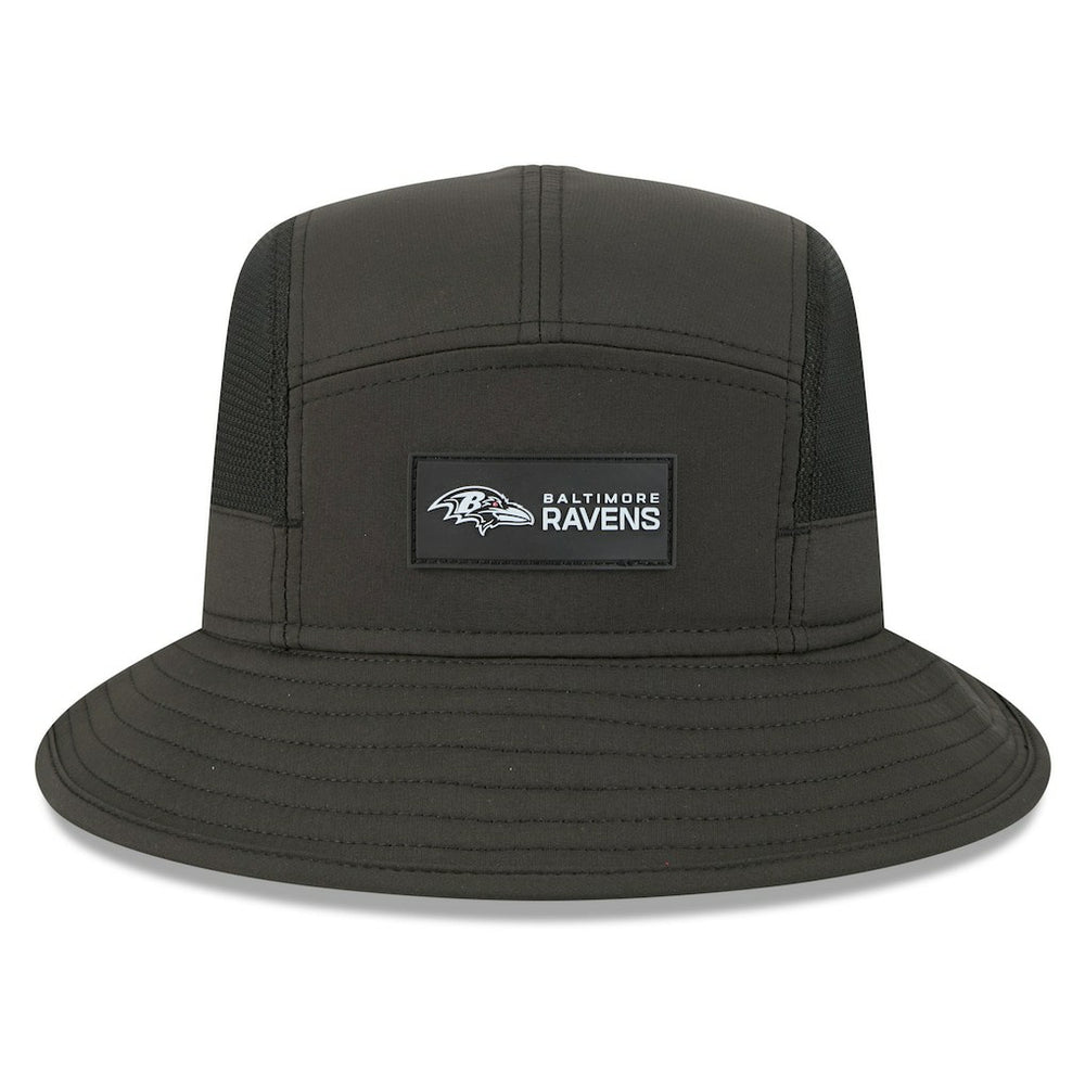 Baltimore Ravens New Era 2025 Sideline Bucket Hat Black