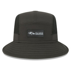 Baltimore Ravens New Era 2025 Sideline Bucket Hat Black