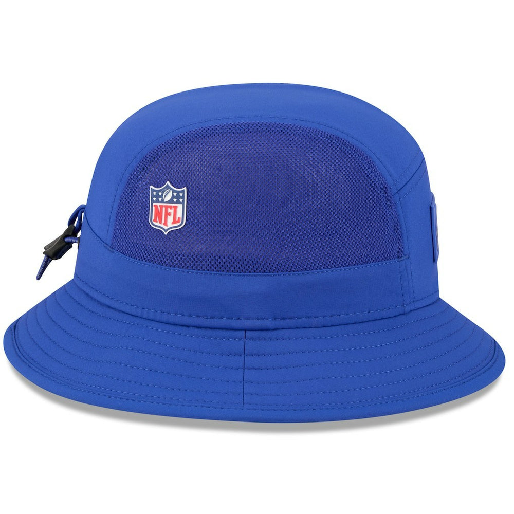 Buffalo Bills New Era 2025 Sideline Bucket Hat Royal