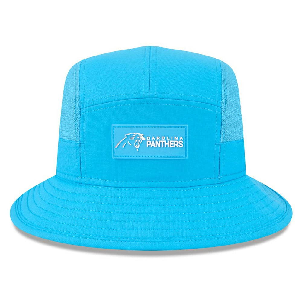 Carolina Panthers New Era 2025 Sideline Bucket Hat Blue