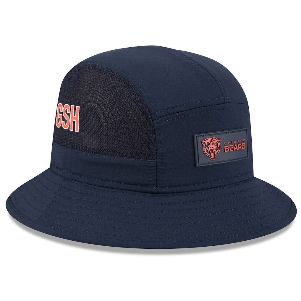 Chicago Bears New Era 2025 Sideline Bucket Hat Navy