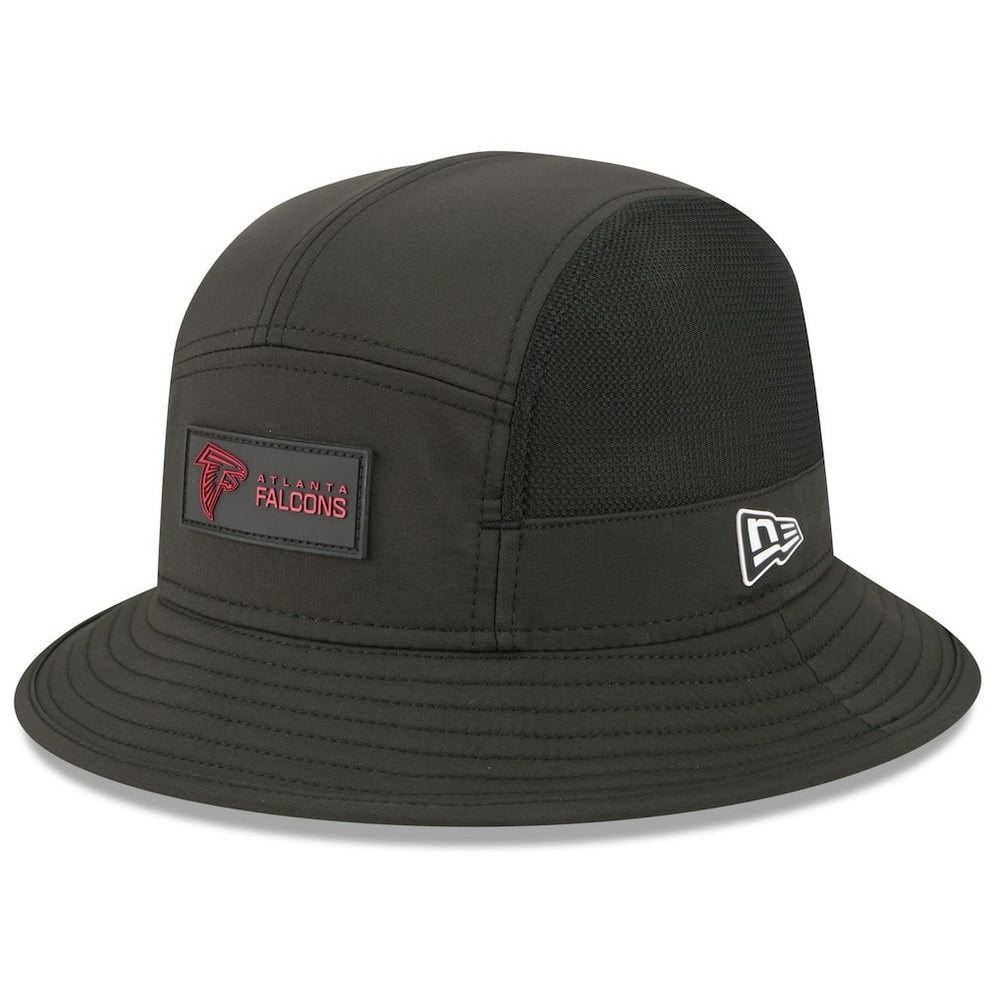 Atlanta Falcons New Era 2025 Sideline Bucket Hat Black