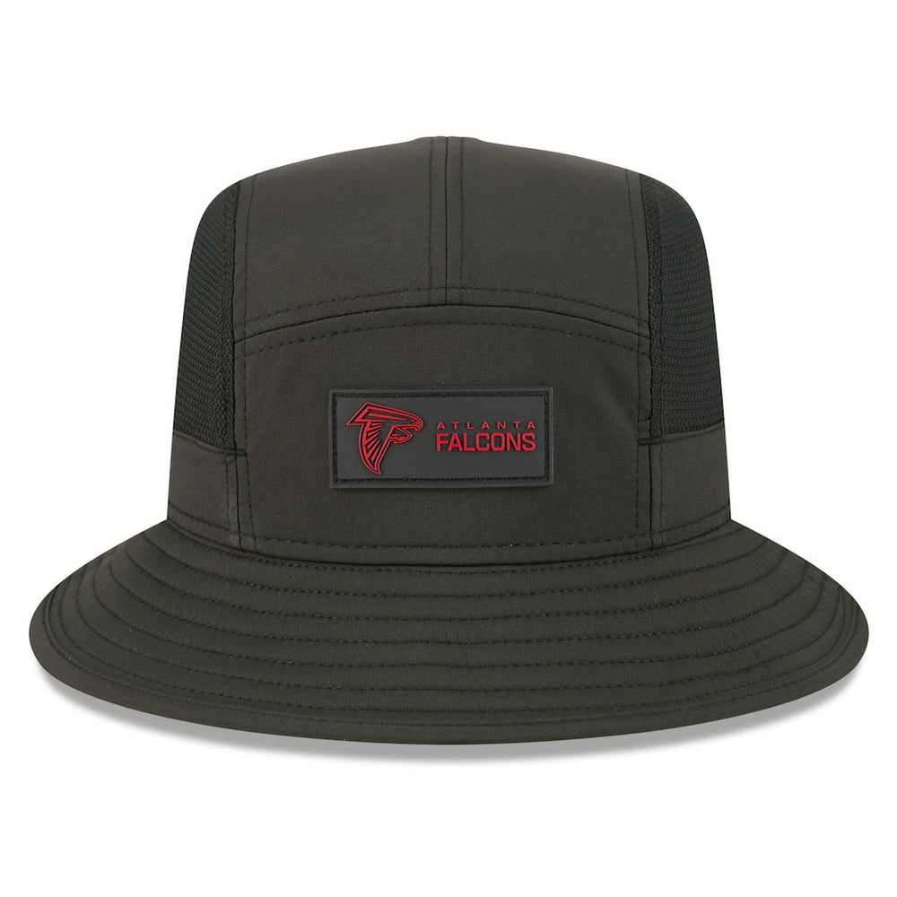 Atlanta Falcons New Era 2025 Sideline Bucket Hat Black