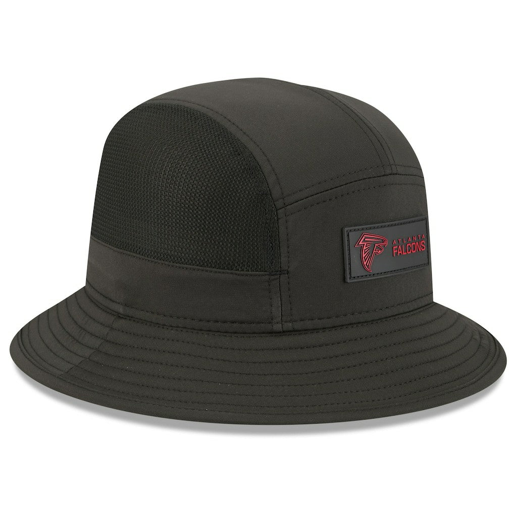 Atlanta Falcons New Era 2025 Sideline Bucket Hat Black