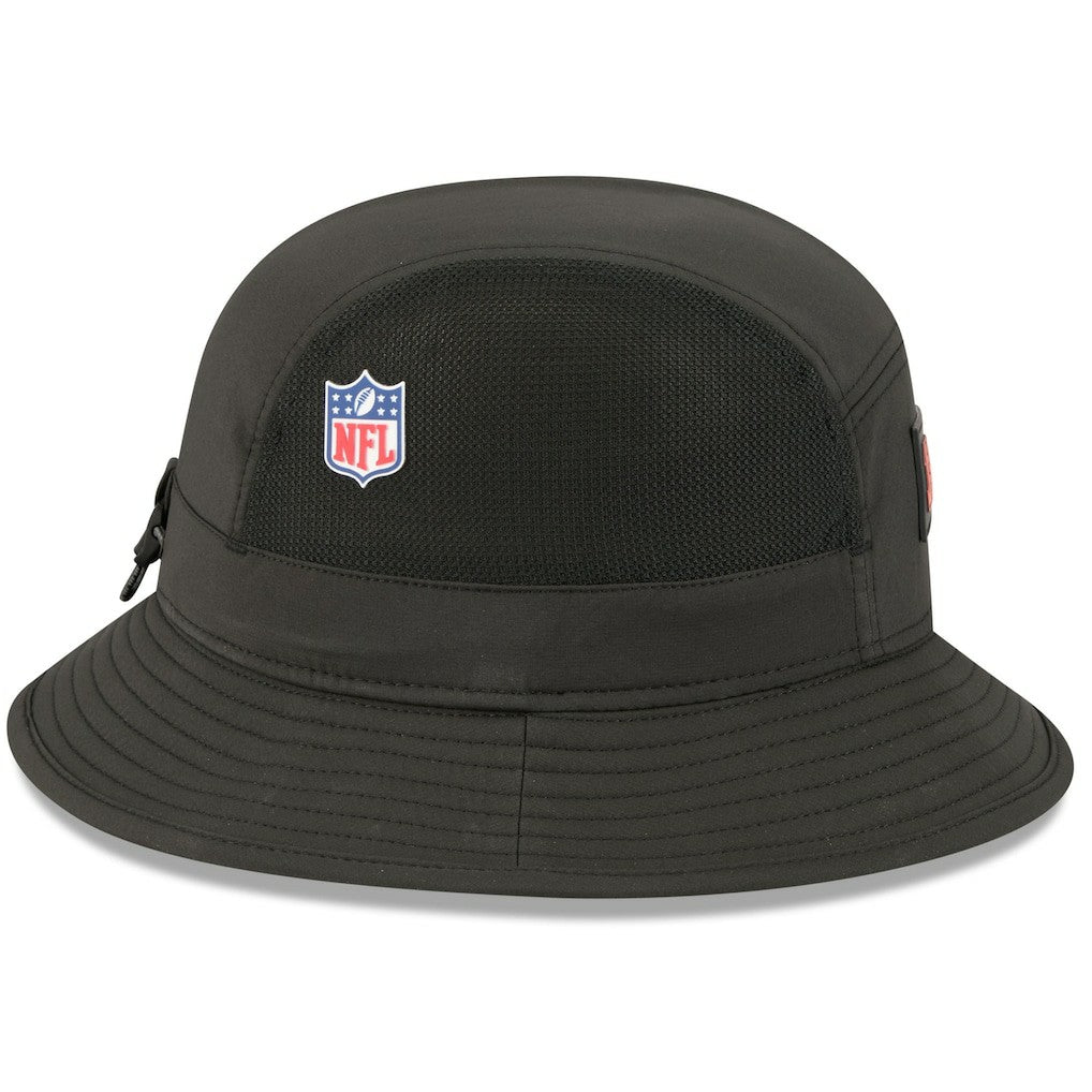 Cincinnati Bengals New Era 2025 Sideline Bucket Hat Black