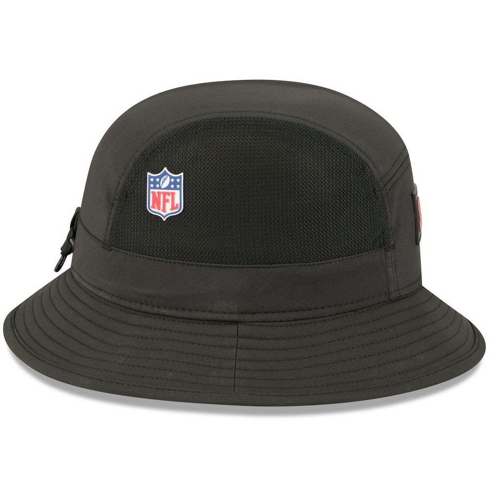 Cincinnati Bengals New Era 2025 Sideline Bucket Hat Black