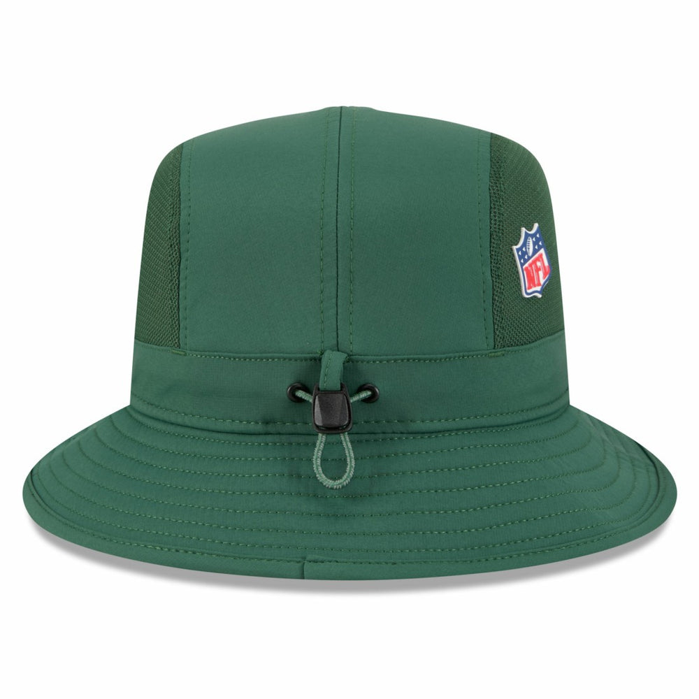 Green Bay Packers New Era 2025 Sideline Bucket Hat Green