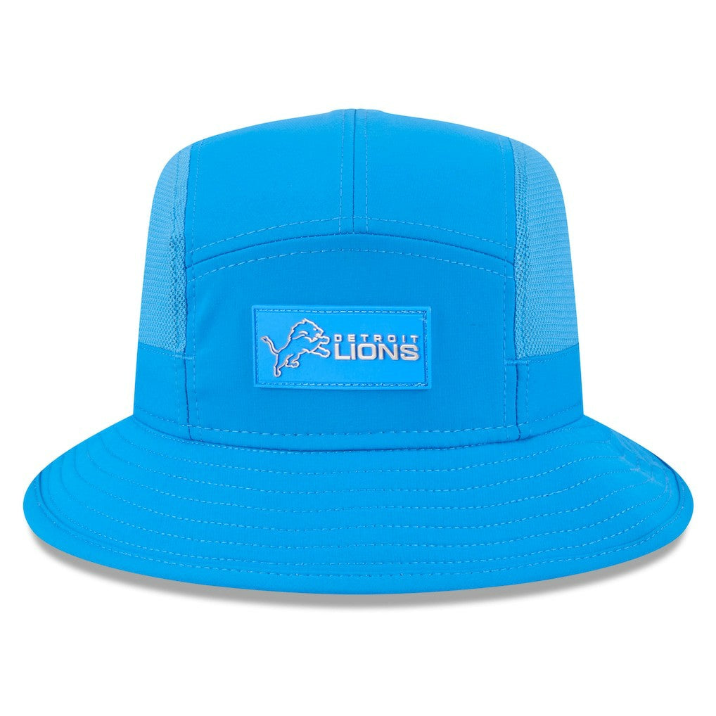 Detroit Lions New Era 2025 Sideline Bucket Hat Blue