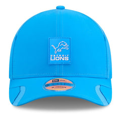 Detroit Lions New Era Youth 2025 Sideline 9FORTY Adjustable Hat Blue