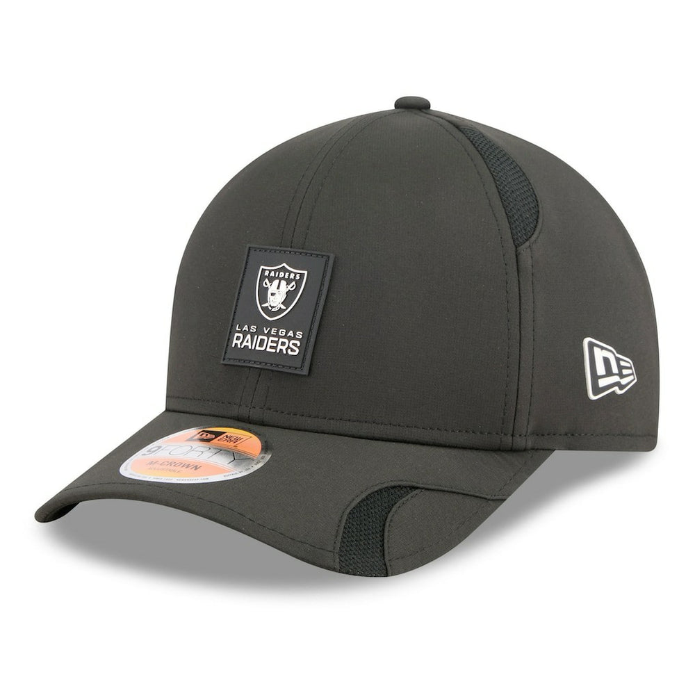 Las Vegas Raiders New Era Youth 2025 Sideline 9FORTY Adjustable Hat Black