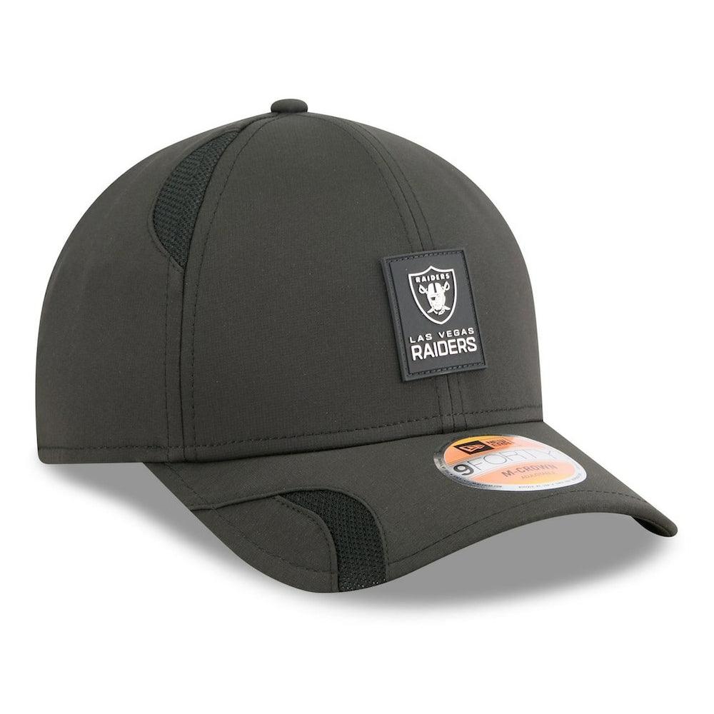 Las Vegas Raiders New Era Youth 2025 Sideline 9FORTY Adjustable Hat Black