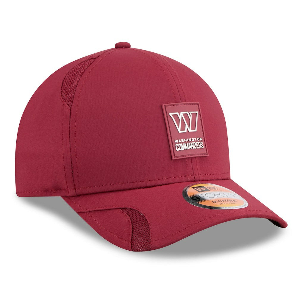 Washington Commanders New Era Youth 2025 Sideline 9FORTY Adjustable Hat Burgundy