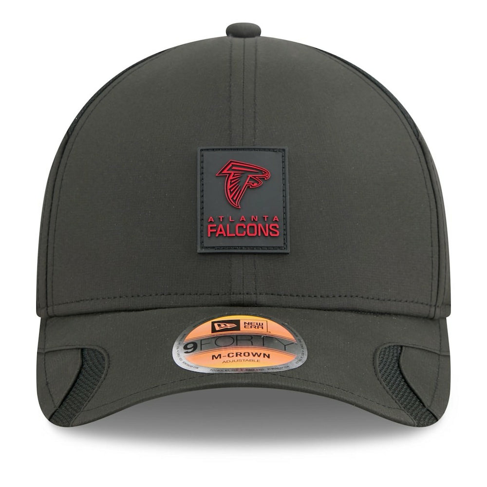 Atlanta Falcons New Era Youth 2025 Sideline 9FORTY Adjustable Hat Black