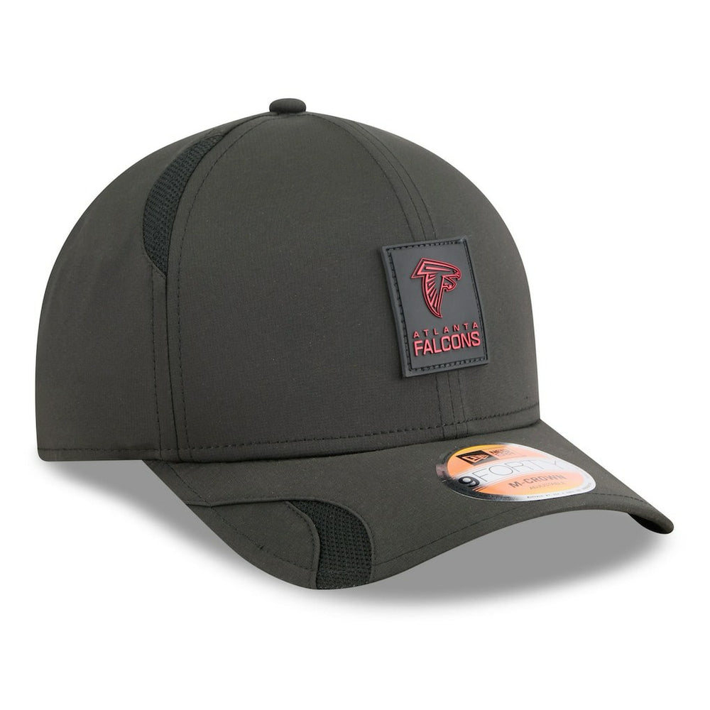Atlanta Falcons New Era Youth 2025 Sideline 9FORTY Adjustable Hat Black