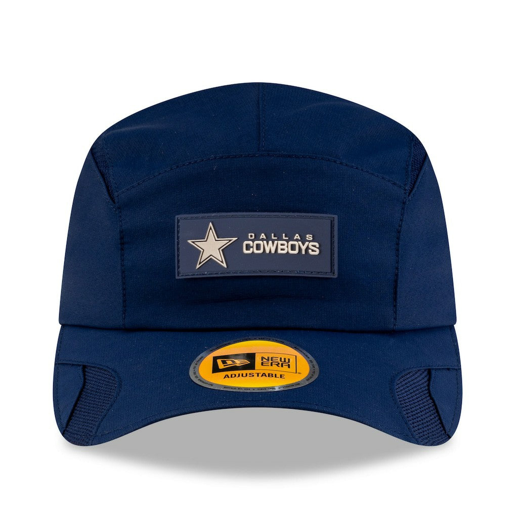 Dallas Cowboys New Era 2025 Sideline Runner Adjustable Hat Navy