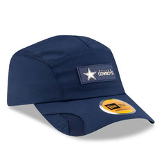 Dallas Cowboys New Era 2025 Sideline Runner Adjustable Hat Navy
