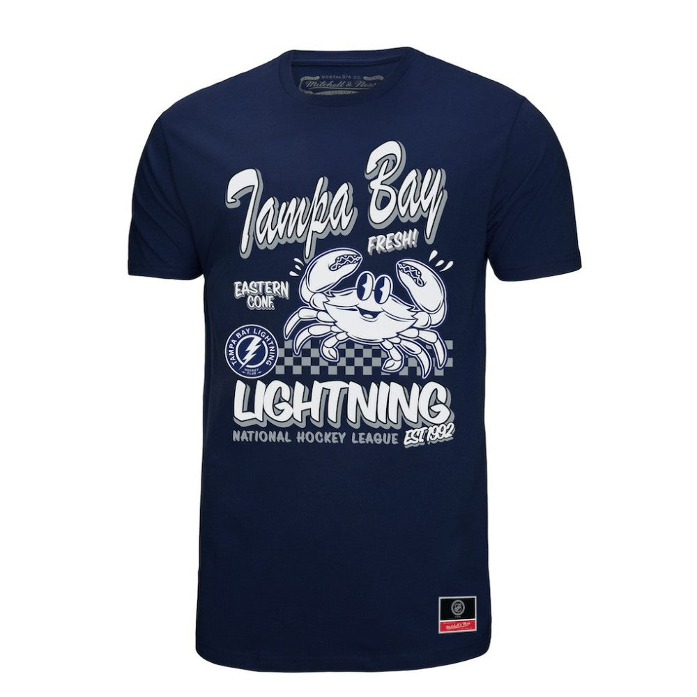 Tampa Bay Lightning Mitchell & Ness Local Food T-Shirt - Navy - NHL 202629811
