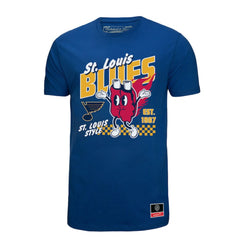 St. Louis Blues Mitchell & Ness Local Food T-Shirt - Blue - NHL 202629812