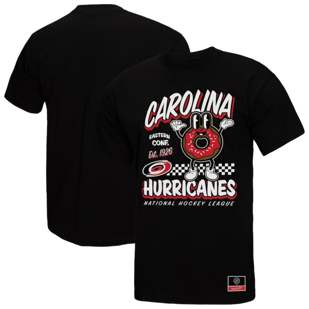 Carolina Hurricanes Mitchell & Ness Local Food T-Shirt - Black - NHL 202629814