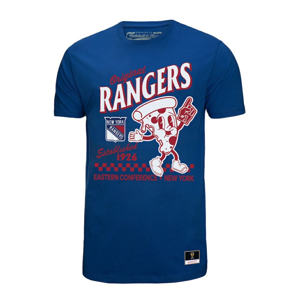 New York Rangers Mitchell & Ness Local Food T-Shirt - Blue - NHL 202629818