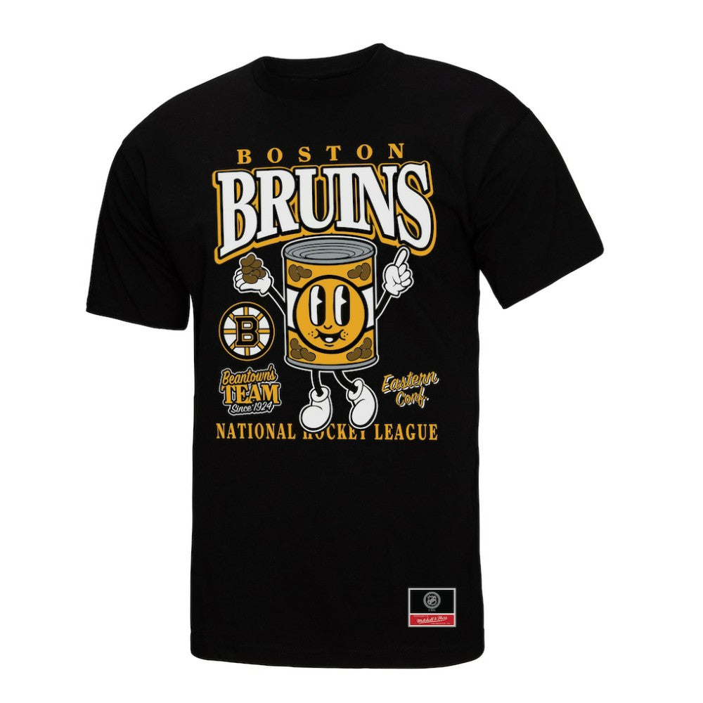 Boston Bruins Mitchell & Ness Local Food T-Shirt - Black - NHL 202629821