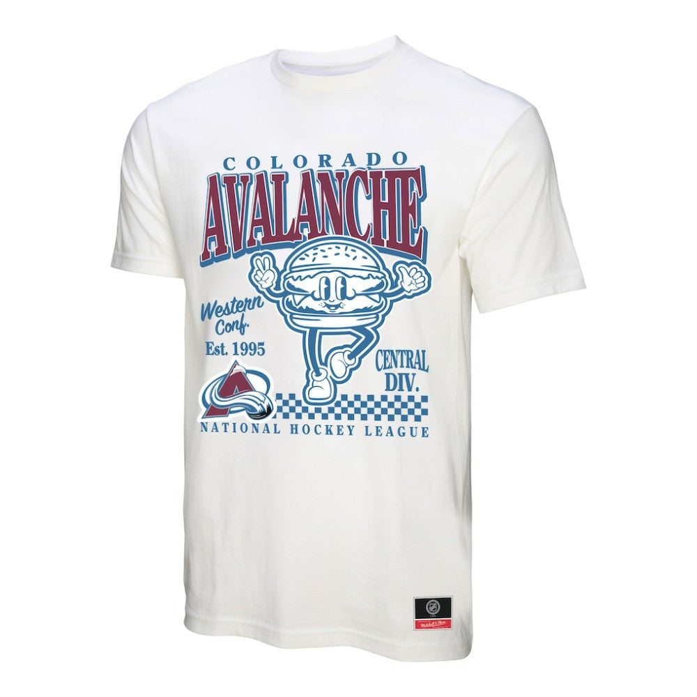 Colorado Avalanche Mitchell & Ness Local Food T-Shirt - White - NHL 202629822