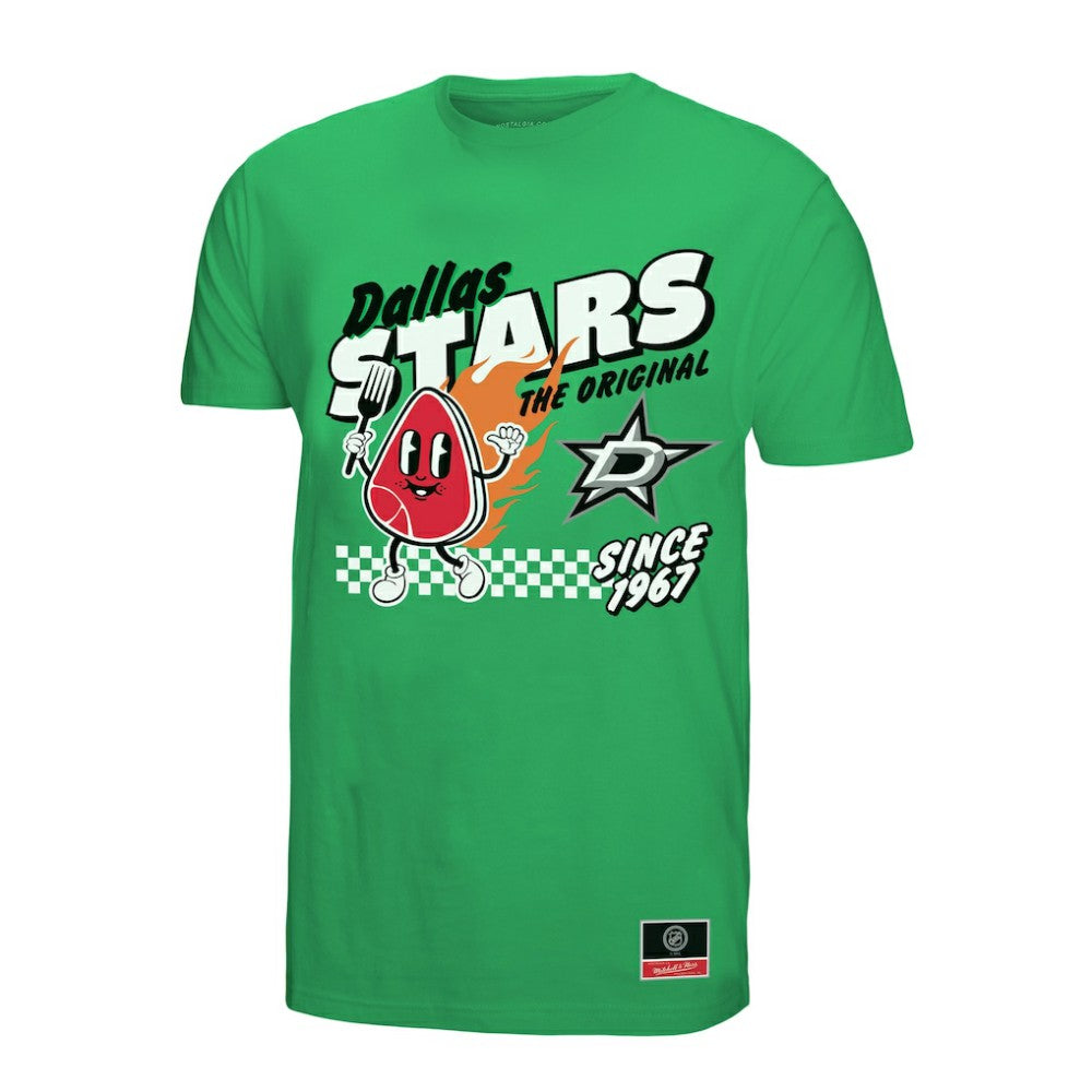 Dallas Stars Mitchell & Ness Local Food T-Shirt - Kelly Green - NHL 202629826