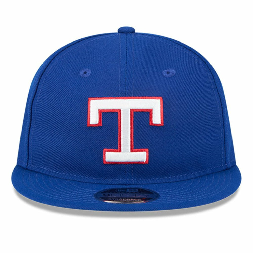 Texas Rangers New Era Baseball Hall of Fame Retro Crown 9FIFTY Adjustable Hat - Royal - New Era Discount
