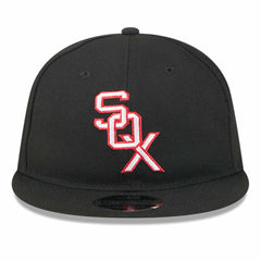 Chicago White Sox New Era Baseball Hall of Fame Retro Crown 9FIFTY Adjustable Hat - Black - New Era Lifestyle