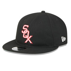 Chicago White Sox New Era Baseball Hall of Fame Retro Crown 9FIFTY Adjustable Hat - Black - New Era Lifestyle