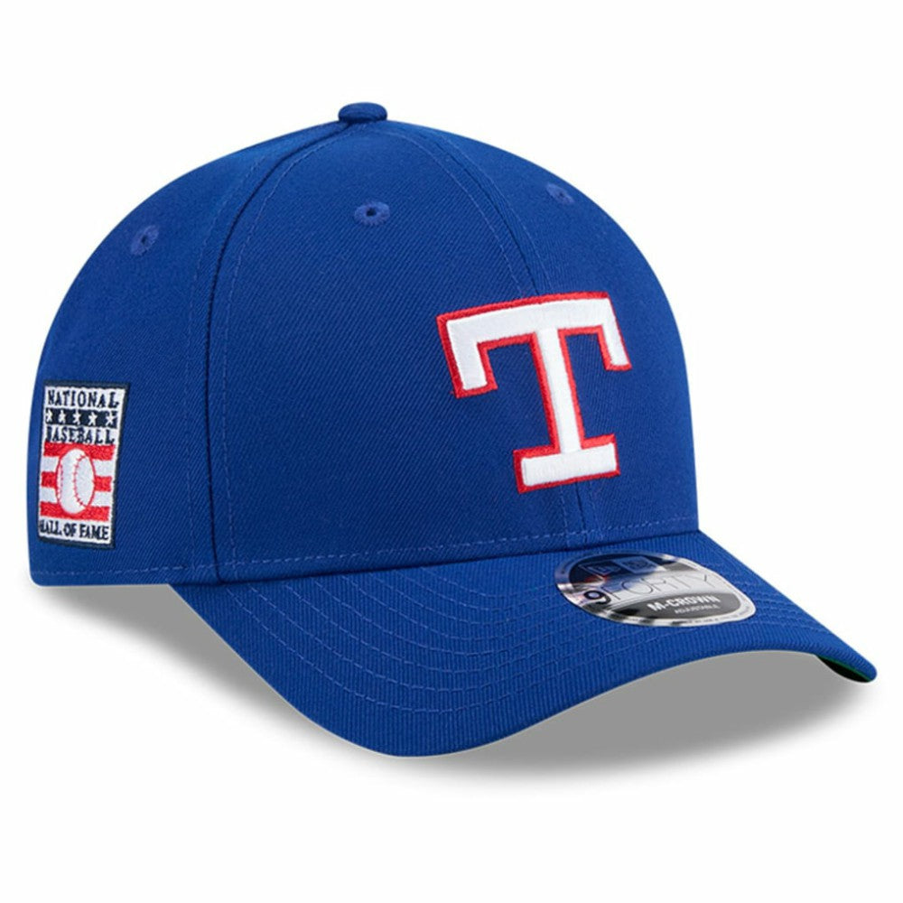 Texas Rangers New Era Baseball Hall of Fame 9FORTY M-Crown Adjustable Hat - Royal - New Era Lifestyle