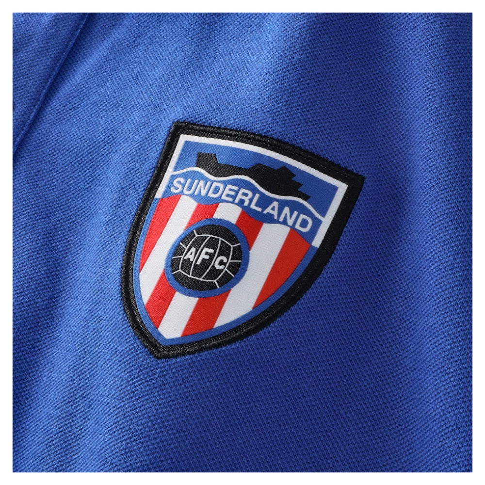 Sunderland Hummel Away Polo Shirt Blue