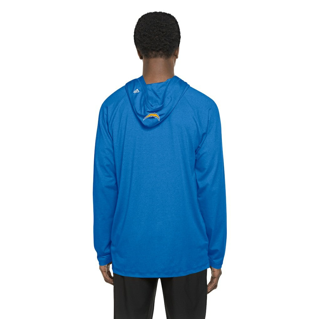 Los Angeles Chargers New Era Functional Fandom Hoodie Blue
