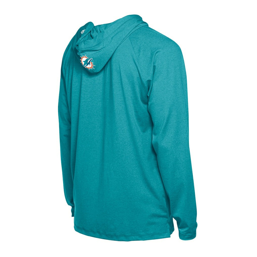 Miami Dolphins New Era Functional Fandom Hoodie Aqua