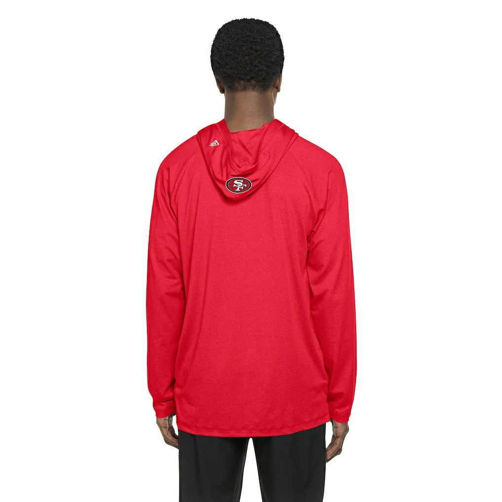 San Francisco 49ers New Era Functional Fandom Hoodie Scarlet