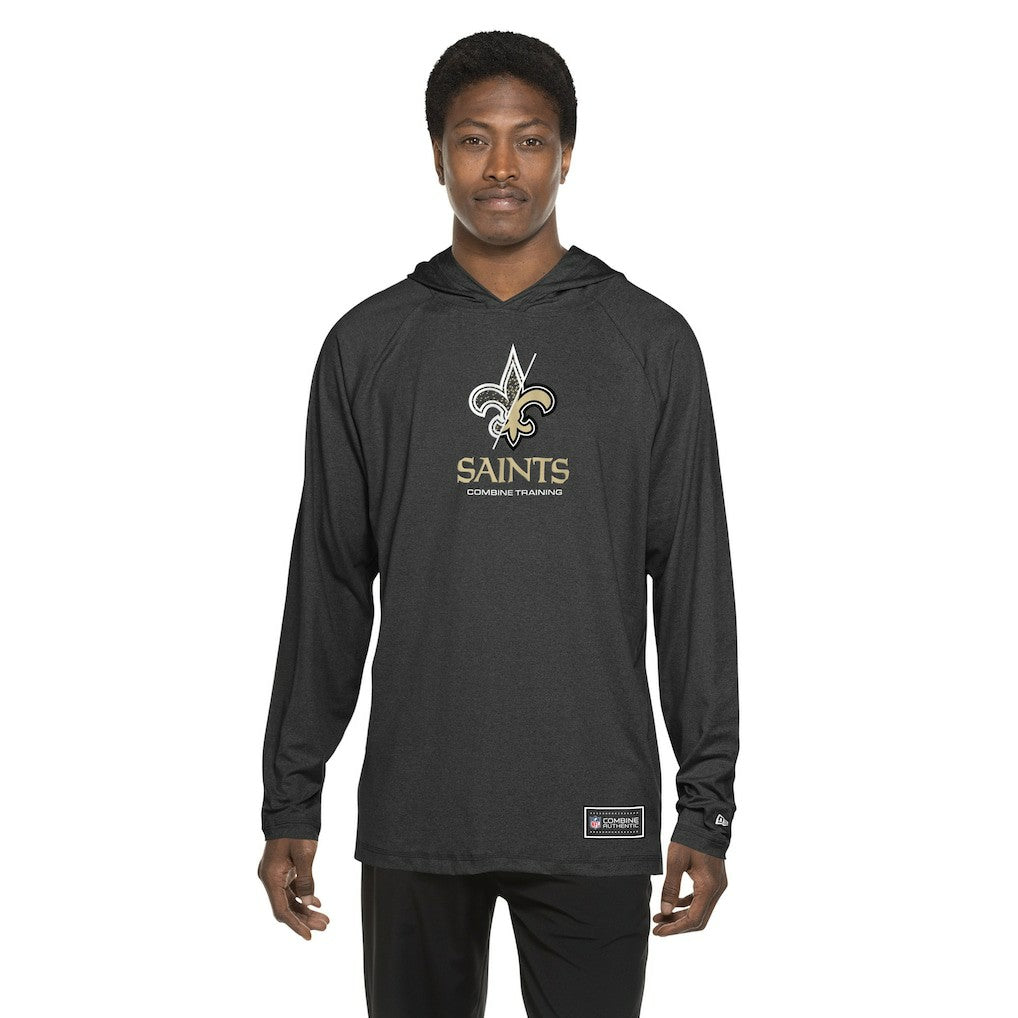 New Orleans Saints New Era Functional Fandom Hoodie Black