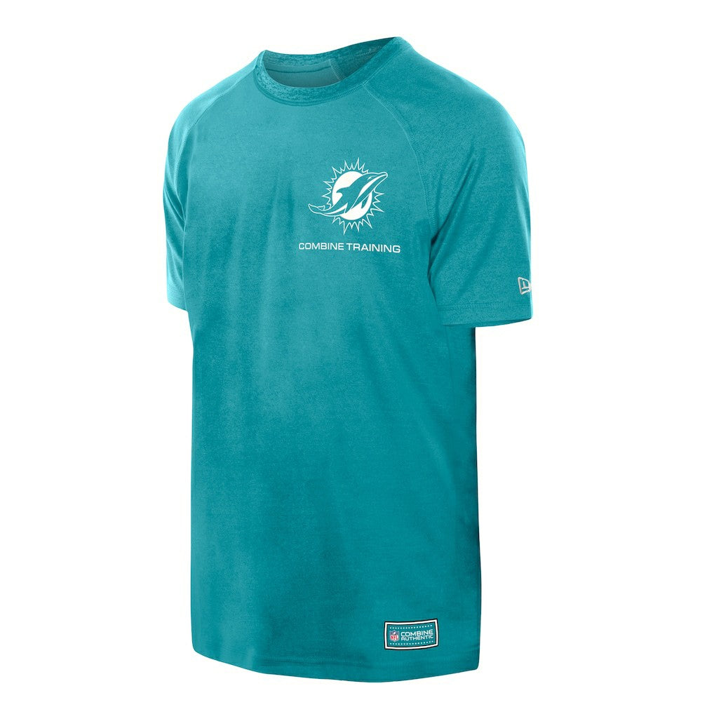 Miami Dolphins New Era Functional Fandom Reflective T-Shirt Aqua