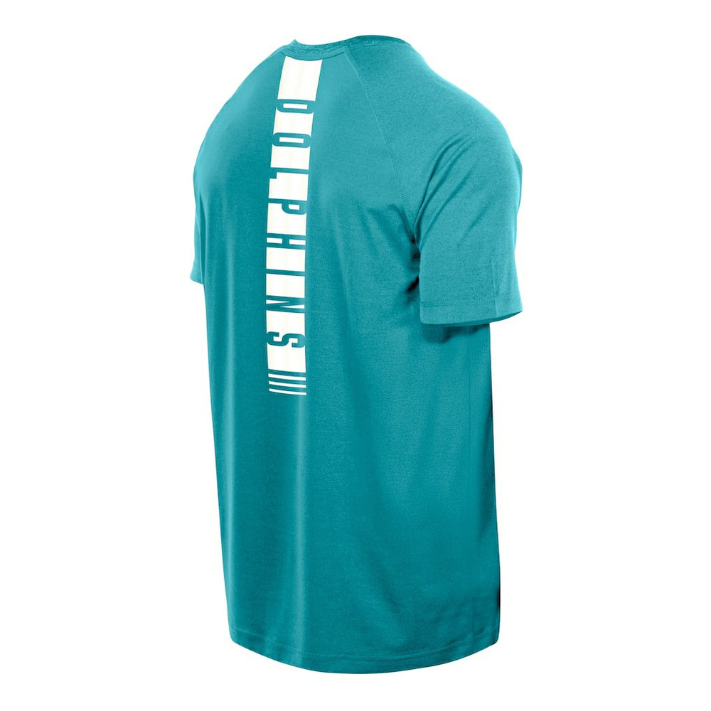 Miami Dolphins New Era Functional Fandom Reflective T-Shirt Aqua