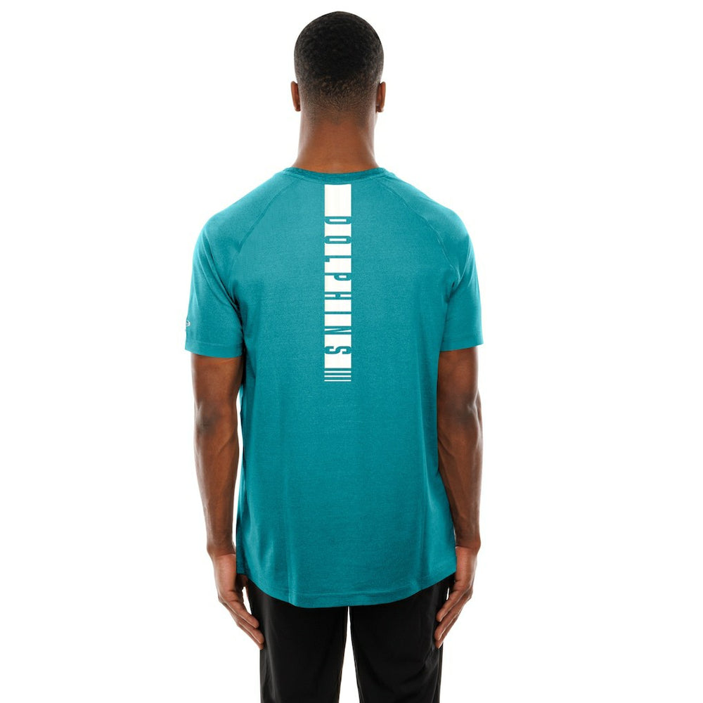 Miami Dolphins New Era Functional Fandom Reflective T-Shirt Aqua