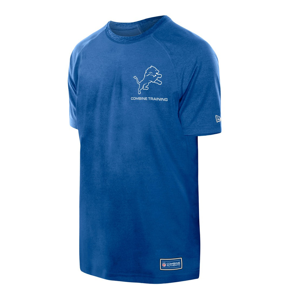 Detroit Lions New Era Functional Fandom Reflective T-Shirt Blue