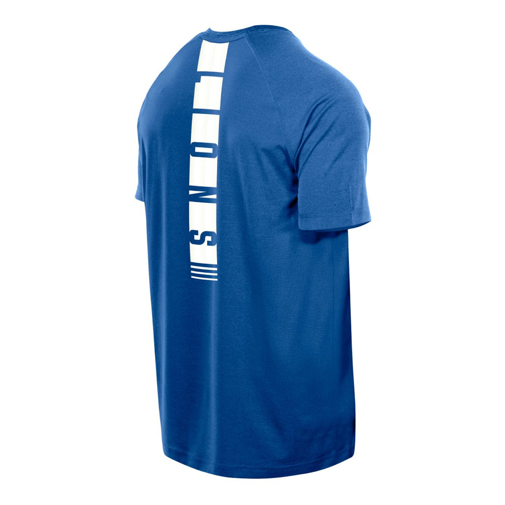 Detroit Lions New Era Functional Fandom Reflective T-Shirt Blue