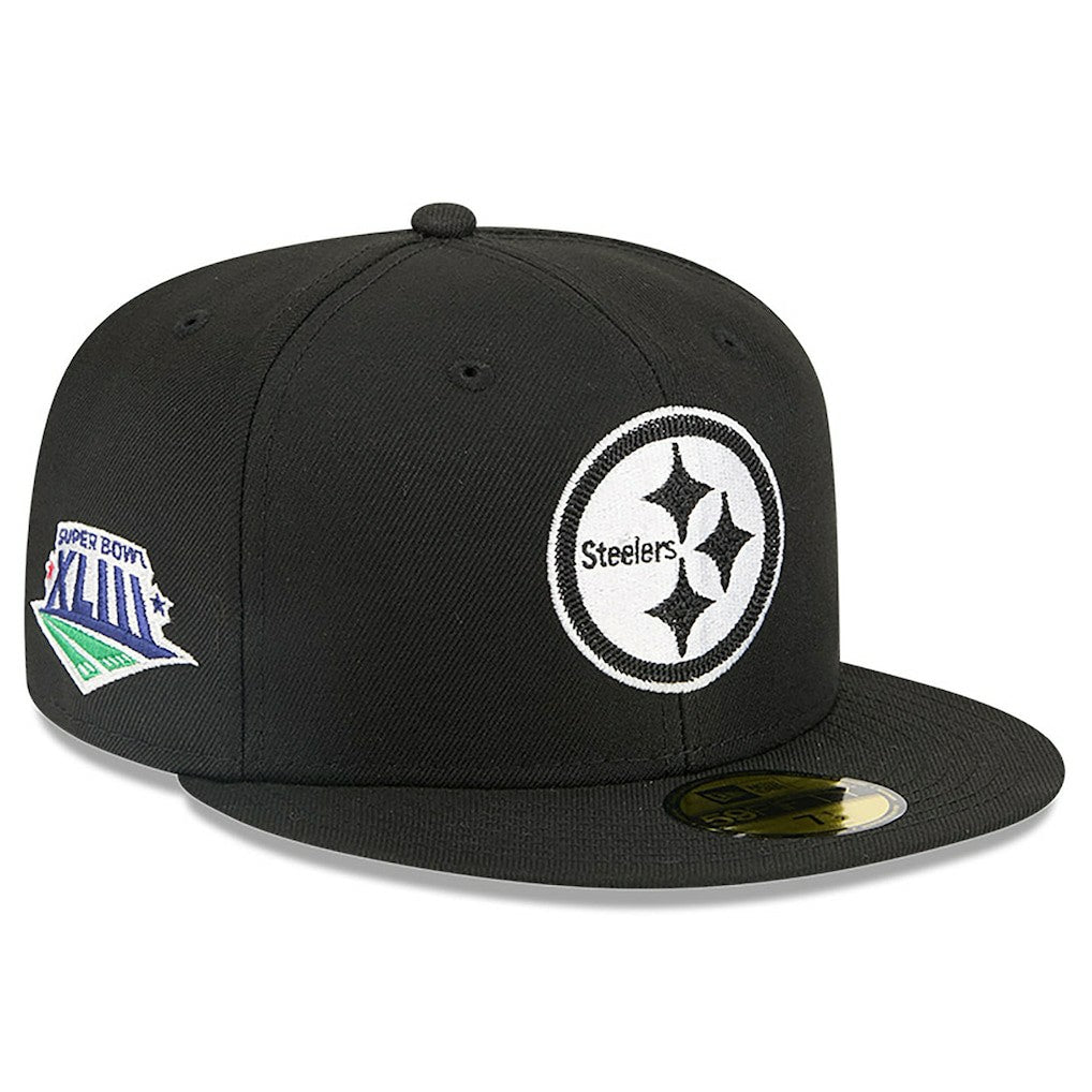 Pittsburgh Steelers New Era x Alpha Industries 59FIFTY Fitted Hat Black
