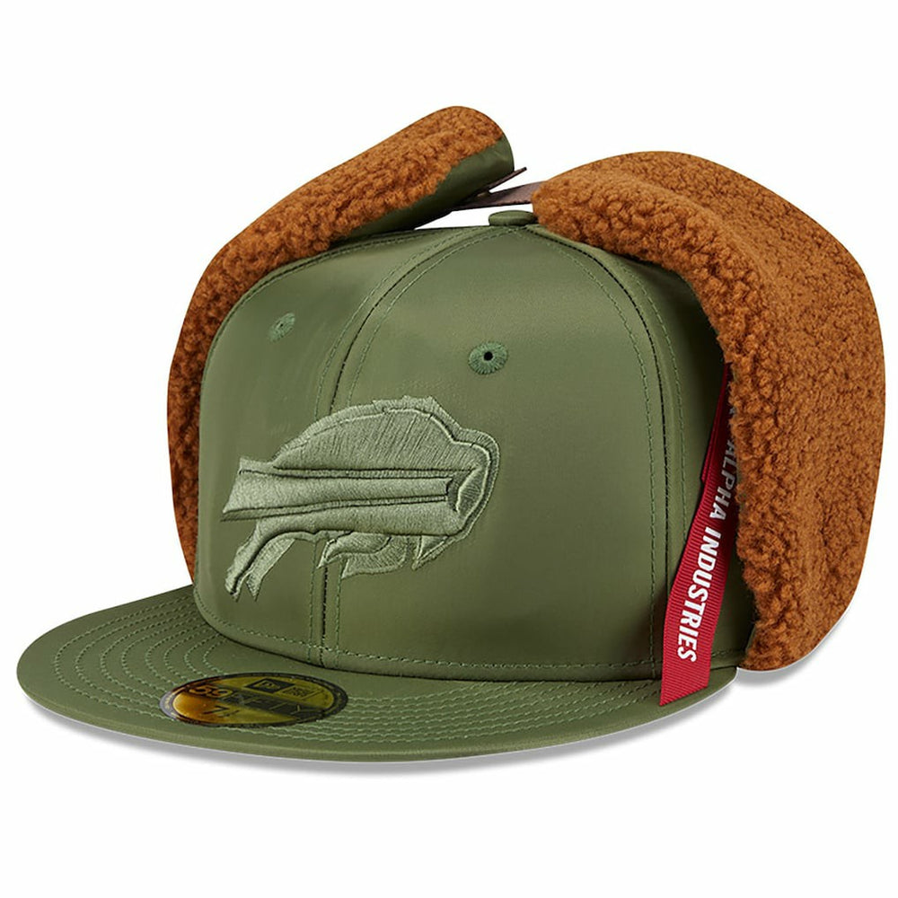 Buffalo Bills New Era x Alpha Industries Dog Ears 59FIFTY Fitted Hat Olive