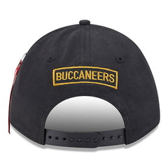 Tampa Bay Buccaneers New Era x Alpha Industries A-Frame 9FORTY Adjustable Hat Black